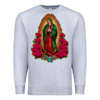 Heather Grey Our Lady of Guadalupe Premium Sweatshirt - Bettercallsaul