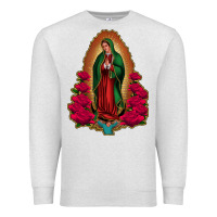 Oatmeal Heather Our Lady of Guadalupe Premium Sweatshirt - Bettercallsaul