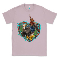 Lilac western heart bullfighter  cactus sunflower aztek pattern Classic Tee - BarkalooDesign