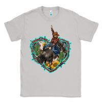 Moon Dust western heart bullfighter  cactus sunflower aztek pattern Classic Tee - BarkalooDesign
