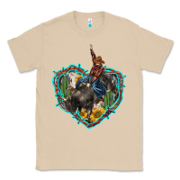 Mushroom western heart bullfighter  cactus sunflower aztek pattern Classic Tee - BarkalooDesign