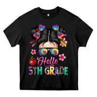 Black hello fifth grade Heavy Core Tee - texasbilliewilder