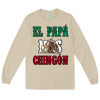 Mushroom El Papa Mas Chingon Mexican Flag Long Sleeve Tee - Jasminsmagicworld