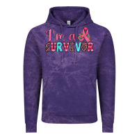 Cloud Purple i'm a survivor Vintage Hoodie - JahusDesignShop