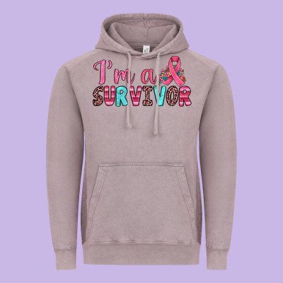 I'm A Survivor Vintage Hoodie Designed By Jahusdesignshop