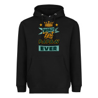 Black world's best papaw ever Heavyweight Hoodie - Jasminsmagicworld