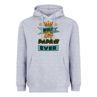 Heather Grey world's best papaw ever Heavyweight Hoodie - Jasminsmagicworld