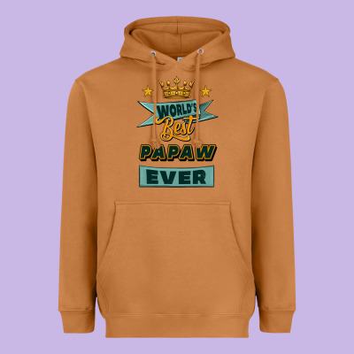 World's Best Papaw Ever Heavyweight Hoodie Designed By Jasminsmagicworld