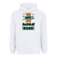 White world's best papaw ever Heavyweight Hoodie - Jasminsmagicworld