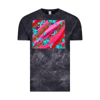 Cloud Black cancer boxing gloves and cancer ribbon Vintage Tee - AdoDesignShop
