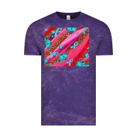 Cloud Purple cancer boxing gloves and cancer ribbon Vintage Tee - AdoDesignShop