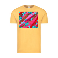 Vintage Mustard cancer boxing gloves and cancer ribbon Vintage Tee - AdoDesignShop