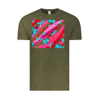 Vintage Olive cancer boxing gloves and cancer ribbon Vintage Tee - AdoDesignShop