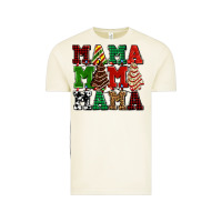 Vintage Arctic mama mama mama with christmas lights and christmas tree cakes Vintage Tee - AdoDesignShop