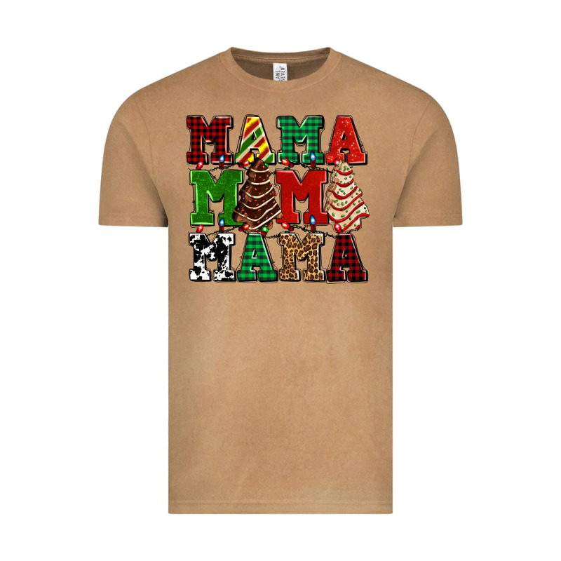 Mama Mama Mama With Christmas Lights And Christmas Tree Cakes Vintage Tee by AdoDesignShop | Teevron