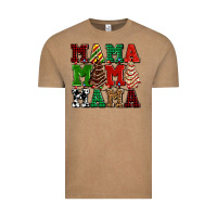 Vintage Coffee mama mama mama with christmas lights and christmas tree cakes Vintage Tee - AdoDesignShop