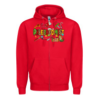 Red christmas phlebotomist Zipper Hoodie - MaliasSmallBusiness
