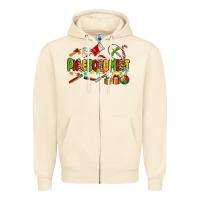 Sandshell christmas phlebotomist Zipper Hoodie - MaliasSmallBusiness
