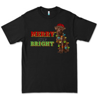 Black merry and bright labrador Premium Tee - RanaPortraitStore