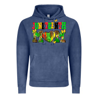 Vintage Denim juneteenth mom Vintage Hoodie - AdoDesignShop