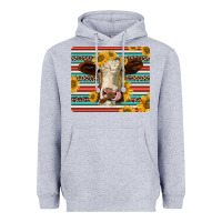 Heather Grey serape leopard hereford cattle mousepad Heavyweight Hoodie - Jasminsmagicworld