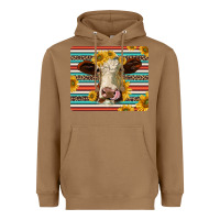 Toasted Coconut serape leopard hereford cattle mousepad Heavyweight Hoodie - Jasminsmagicworld
