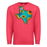 Cardinal Sunflower Turquoise Texas Premium Sweatshirt - Bettercallsaul