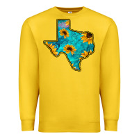 Lemon Sunflower Turquoise Texas Premium Sweatshirt - Bettercallsaul