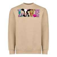 Mushroom love with cow Heavyweight Sweatshirt - AdoDesignShop