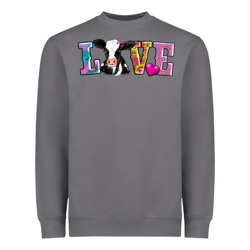 Love With Cow Heavyweight Sweatshirt by AdoDesignShop | Teevron