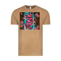 Vintage Camel western pattern pink with floral cancer ribbon Vintage Tee - AdoDesignShop