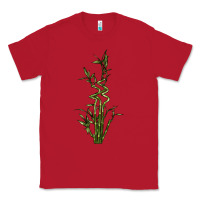 Red Lucky Bamboo Classic Tee - LillyAllenDesigns