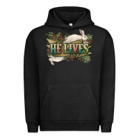 Pigment Black He lives Easter Day Urban Hoodie - HowdyJamesFarm