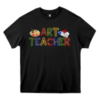 Black art teacher Heavy Core Tee - Zillion Design Studio