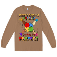 Toasted Coconut society says i'm autistic god says i'm perfect Long Sleeve Tee - JahusDesignShop