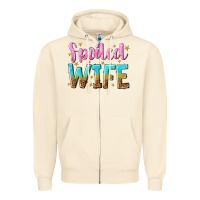 Sandshell spoiled wife Zipper Hoodie - NancyCooperArtShop