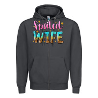 Smoke spoiled wife Zipper Hoodie - NancyCooperArtShop