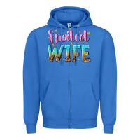 True Royal spoiled wife Zipper Hoodie - NancyCooperArtShop