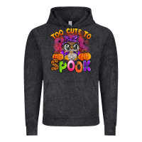Vintage Black too cute to spook with owl Vintage Hoodie - Artiststas