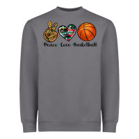 Storm peace love basketball Heavyweight Sweatshirt - Artiststas