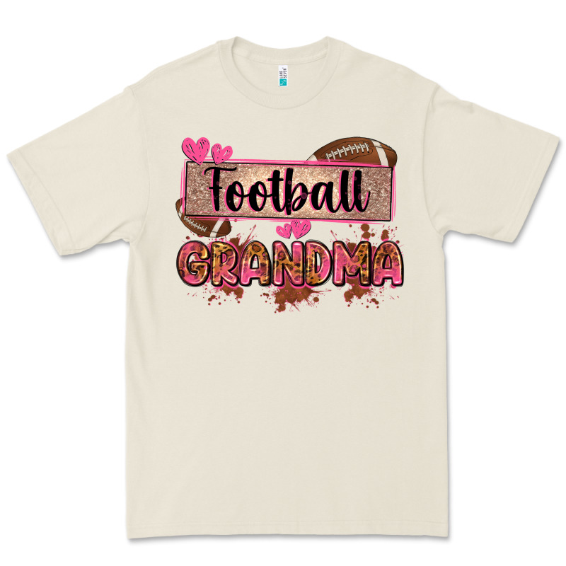 Football Grandma With Leopard Premium Tee by Zillion Design Studio | Teevron