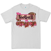 Dove Grey football grandma with leopard Premium Tee - Zillion Design Studio