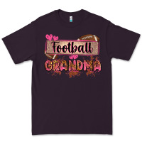 Plum football grandma with leopard Premium Tee - Zillion Design Studio