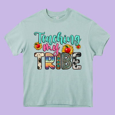 Teaching My Tribe Heavy Core Tee Designed By Zillion Design Studio