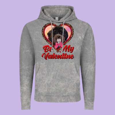 Be My Valentine Vintage Hoodie Designed By Ranaportraitstore
