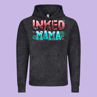 Inked Mama Vintage Hoodie Designed By Adodesignshop