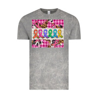 Cloud Rock western colorfull cancer ribbon Vintage Tee - AdoDesignShop