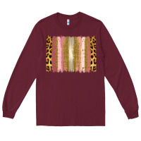 Burgundy XOXO Brushstrokes Valentines Day Long Sleeve Tee - Jasminsmagicworld