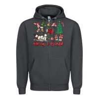 Merry Bright Zipper Hoodie | Teevron