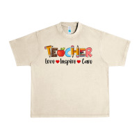 Sandshell teacher love inspıre care wıth  and pen Urban Heavy Tee - Artiststas